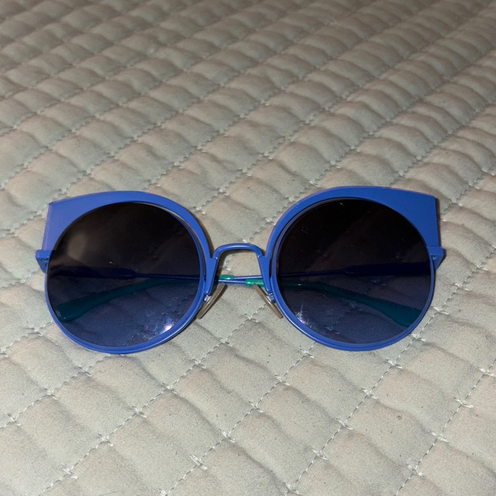 Round Blue Fendi shades